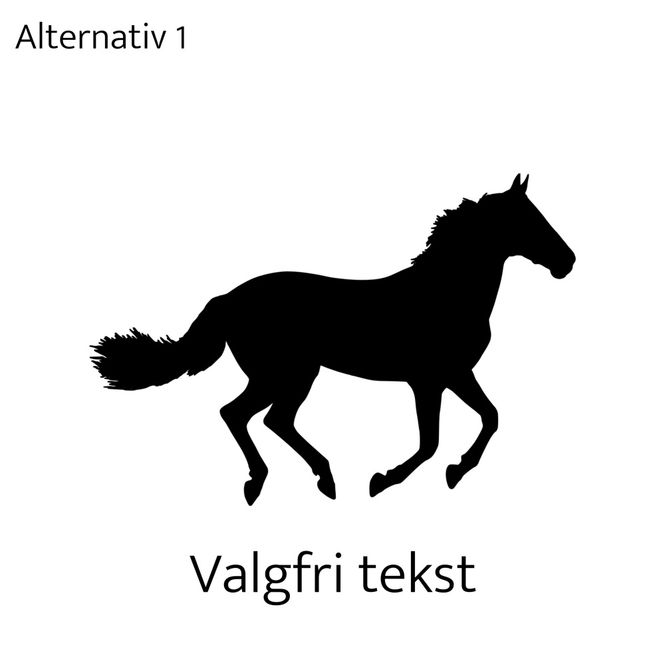 Hovedbilde Trykk Hest