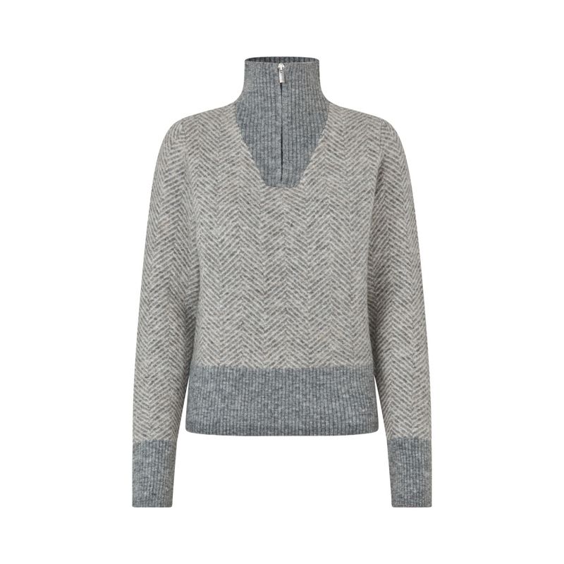 KLAudrey Ladies Half zip Knit