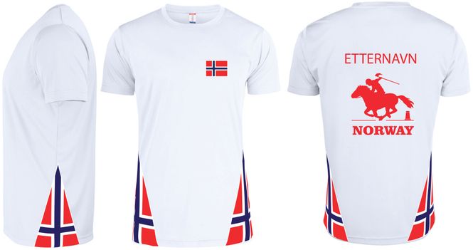 Hovedbilde MGA Norway drakt Hvit